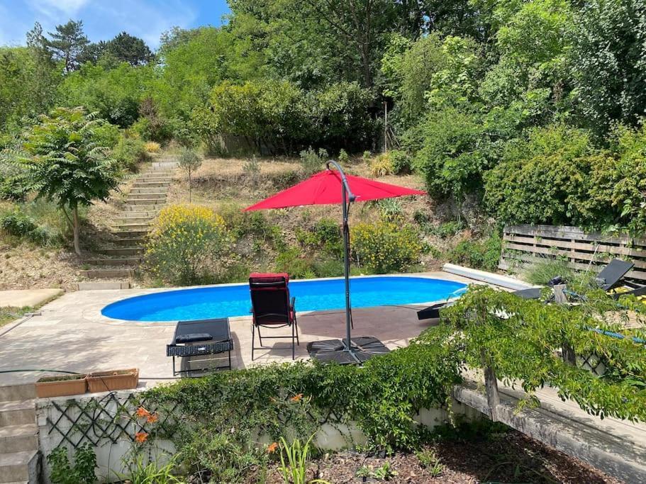 Villa Les Terrasses: Nature Retreat with Pool Near Lyon Oullins Exterior photo